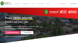 Situs resmi loaduriulu.com. (Foto: Ist)