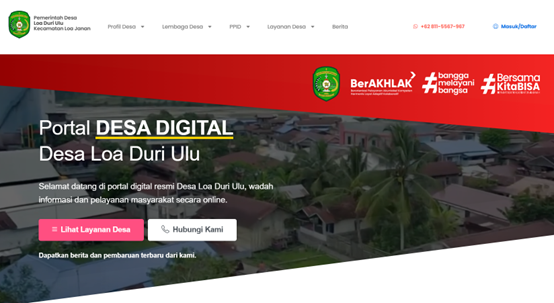 Situs resmi loaduriulu.com. (Foto: Ist)