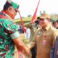 Penutupan kegiatan TMMD ke-122 Tahun Anggaran 2024 di Desa Kerta Bhuana, Kecamatan Tenggarong Seberang, Kamis (31/10). (Foto: Ist)