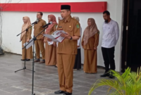 Kegiatan Apel Pagi pada Senin, 14 Oktober 2024. (Foto: Ist)