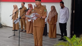 Kegiatan Apel Pagi pada Senin, 14 Oktober 2024. (Foto: Ist)