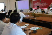 Kepala DPMD Kukar, Arianto, S.Sos., M.Si, menyoroti pentingnya kemitraan antara Badan Usaha Milik Desa (BUMDes) dan perusahaan dalam proyek perubahan (Proper) bertajuk Citra Mandiri Desa. (Foto: Ist)