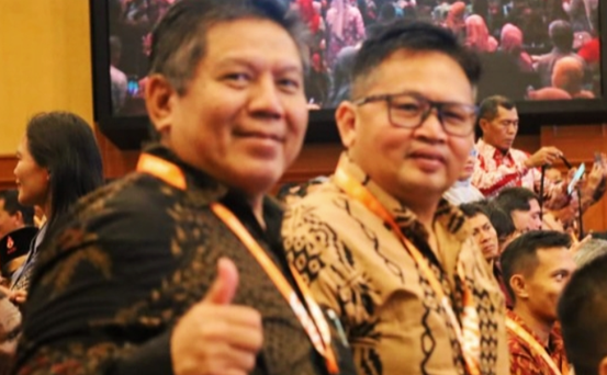 Rapat Kerja Nasional Rakornas II Disdukcapil Se-Indonesia yang berlangsung di Ballroom Rinjani Hotel Lombok Raya NTB Mataram, Senin Malam. (Foto: Ist)