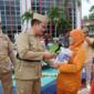 Upacara hari pahlawan di Kantor Bupati Kukar. (Foto: Ist)