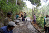 Ilustrasi pembangunan di Kelurahan Mangkurawang. (Foto: Ist)