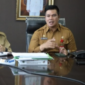 Pjs Bupati Kukar Bambang Arwanto melakukan konsultasi ke Kemendagri dengan BPKAD Kukar dan Bappeda Kukar, Senin (4/11). (Foto: Ist)