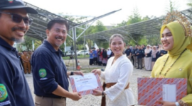 Apel Hari Kesehatan Nasional (HKN) ke-60 di Lapangan Parkir RSUD AM Parikesit, Tenggarong Seberang, Selasa (12/11). (Foto: Ist)