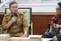 Kunjungan kerja Tim P3DN Kabupaten Paser di Kantor Bupati Kukar, Selasa (12/11/2024). (Foto: Ist)