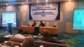 Acara Bimbingan Teknis (Bimtek) Peningkatan Kapasitas Aparatur Pemerintahan Desa dan BPD Kecamatan Marangkayu pada Selasa, 15 Oktober 2024. (Foto: Ist)