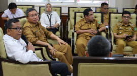 Kunjungan kerja Direktur Pemberdayaan Masyarakat Otorita Ibu Kota Nusantara (OIKN) Kedeputian Bidang Sosial, Budaya, dan Pemberdayaan Masyarakat, Conrita Ermanto,. (Foto)