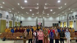 Suasana foto bersama dalam acara Seminar Nasional gelaran HIMASEPA FPIK UNMUL. (Foto: Ist)
