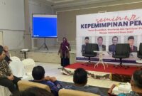 Gelaran Seminar Kepemimpinan yang di adakan Dispora Kaltim di Universitas Mulawarman. (Foto : Ist)

 