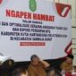 Sekda Kukar Sunggono saat memimpin Ngapeh Hambat yang dihadiri kepala OPD dan camat se-Kukar. (Foto: Ist)