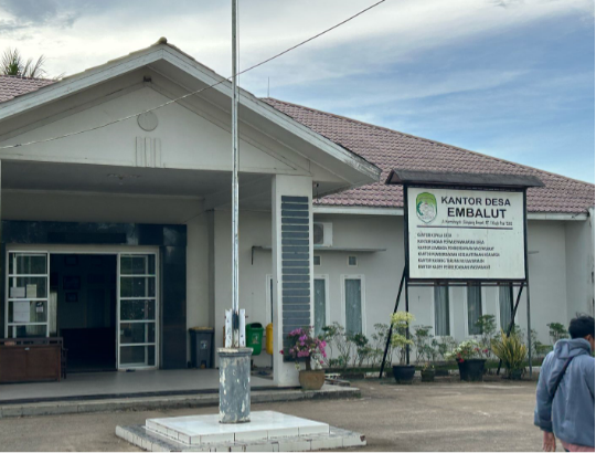 Kantor Desa Embalut. (Foto: Ist)