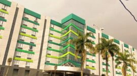 Hotel Atlet Sempaja di area GOR Kadrie Oening, Jalan KH Wahid Hasyim I, Samarinda (Foto : Ist)