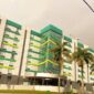 Hotel Atlet Sempaja di area GOR Kadrie Oening, Jalan KH Wahid Hasyim I, Samarinda (Foto : Ist)