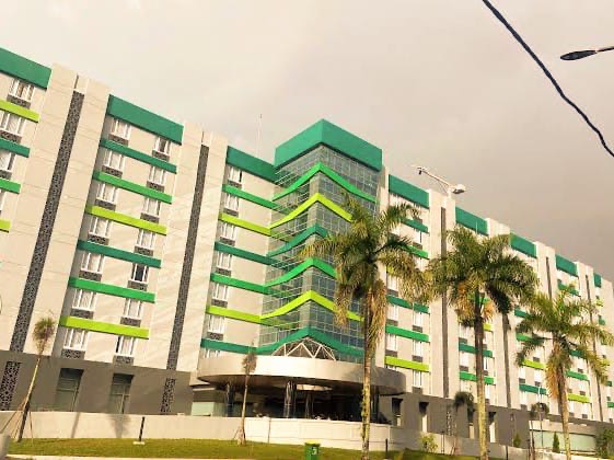 Hotel Atlet Sempaja di area GOR Kadrie Oening, Jalan KH Wahid Hasyim I, Samarinda (Foto : Ist)