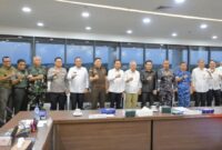Rapat Koordinasi Forkopimda yang digelar di Kantor Otorita Ibu Kota Nusantara (IKN), Rabu (16/4/2025). (Foto : Humas Sekretariat DPRD Kaltim)