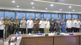 Rapat Koordinasi Forkopimda yang digelar di Kantor Otorita Ibu Kota Nusantara (IKN), Rabu (16/4/2025). (Foto : Humas Sekretariat DPRD Kaltim)