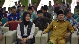 Wakil Ketua DPRD Kaltim, Yenni Eviliana Hadiri Pelantikan PPIH pada Selasa (22/4/2025) di Asrama Haji Embarkasi Balikpapan. (Foto : Humas Sekretariat DPRD Kaltim)