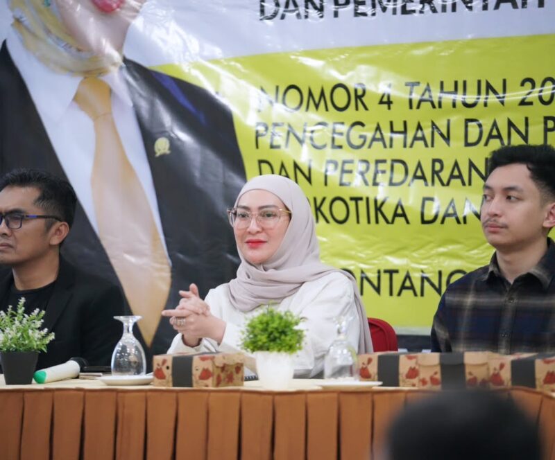 Sosialisasi Perda Anggota Komisi II DPRD Kaltim, Shemmy Permata Sari pada Minggu (13/4/2025) di Ballroom Hotel Tiara Surya, Bontang Utara. (Foto: Ist)