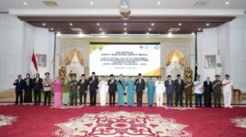 Pimpinan dan Anggota DPRD Kaltim Hadiri Pelantikan Bupati dan Wakil Bupati Berau, di Pendopo Odah Etam pada Selasa (15/04/2025). (Foto : Humas Sekretariat DPRD Kaltim)
