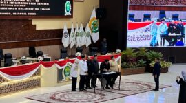 Rapat Paripurna ke-12 DPRD Kaltim pada Rabu (16/4/2025) di Gedung B Kantor DPRD Kaltim. (Foto: IKH)