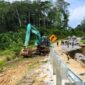 Akses Jalan Kubar - Mahulu Putus Akibat Longsor (Foto : Ist)