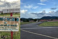 Bandar Udara Datah Dawai, Kamp. Long Lunuk, Kec. Long Pahangai, Kab. Mahakam Ulu. (Foto : IKH)
