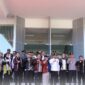 Wakil Ketua DPRD Kaltim, Ananda Emira Moeis, menyambut kedatangan Tim Kunker Spesifik Komisi III DPR RI. (Foto: Ist)