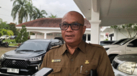 Kepala DLHK Kukar, Slamet Hadiraharjo. (Foto: Ist)