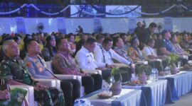 Wakil Ketua DPRD Kaltim, Ekti Imanuel Hadiri Pembukaan Kongres ke-39 GMKI, Sabtu (17/5). (Foto : Humas Sekretariat DPRD Kaltim)