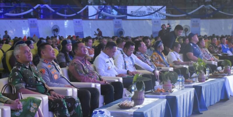 Wakil Ketua DPRD Kaltim, Ekti Imanuel Hadiri Pembukaan Kongres ke-39 GMKI, Sabtu (17/5). (Foto : Humas Sekretariat DPRD Kaltim)