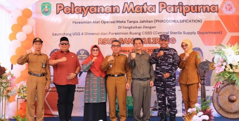 Peluncuran USG 4 Dimensi, serta peresmian Ruang Central Sterile Supply Department (CSSD) di RSUD Sangkulirang, Kutim, Selasa (6/5/2025). (Foto: Ist)