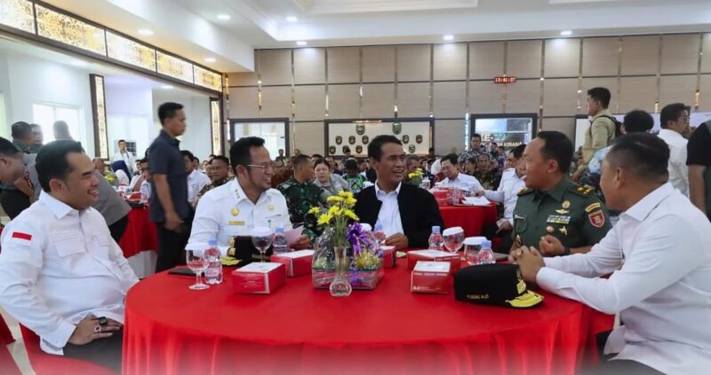Ketua DPRD Kaltim, Hasanuddin Mas'ud hadiri Rakor Swasembada Pangan di Auditorium Kodam VI/Mulawarman, Balikpapan, Kamis (8/5/2025). (Foto: Ist)