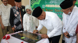 Bupati Kukar Resmikan Masjid Nurul Iman, Silaturahmi dan Berikan Bantuan di Muara Kaman. (Foto: Ist)