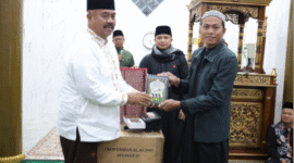 Safari Subuh, Bupati Resmikan Masjid Darul Muttaqin Desa Puan Cepak. (Foto: Ist)