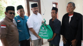 Rombongan Safari Ramadhan Pemerintah Kabupaten Kutai Kartanegara melakukan silaturahim dengan warga Masyarakat Dusun Marangan Desa Loa Sumber Kecamatan Loa Kulu. (Foto: Ist)