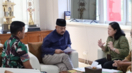 Bupati Kutai Kartanegara (Kukar) Edi Damansyah menerima audiensi Direktorat Perbenihan Hortikultura Kementerian Pertanian RI. (Foto: Ist)