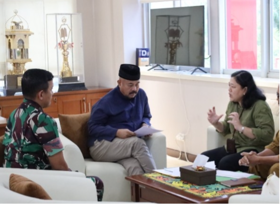 Bupati Kutai Kartanegara (Kukar) Edi Damansyah menerima audiensi Direktorat Perbenihan Hortikultura Kementerian Pertanian RI. (Foto: Ist)
