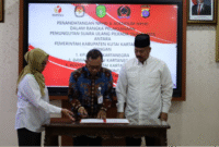Pemkab Kukar Lakukan Penandatangan NPHD PSU Bersama Stakeholder Terkait. (Foto: Ist)