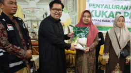 Rendi Solihin melakukan safari Ramadhan 1446 Hijriyah bertempat di Pendopo Majelis Dzikir Dan Sholawat Ma’rifatullah Wa Ma’rifaturrosul Nurul Islam Wa Iman di Jalan Corong Kelurahan Sangasanga Dalam Kecamatan Sangasanga. (Foto: Ist)