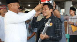 Bupati Kutai Kartanegara (Kukar) Edi Damansyah bersilaturahmi dengan masyarakat Desa Bangun Rejo, di Masjid At Takwa Desa Bangun Rejo. (Foto: Ist)