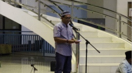 Aacara Khataman Al-Quran dan buka bersama, berlangsung di kantor Dispora Kukar. (Foto: Ist)