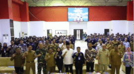 Bupati Kutai Kartanegara (Kukar) Edi Damansyah membuka kegiatan Bimbingan dan Latihan (Binlat) bagi calon mahasiswa PKN STAN. (Foto: Ist)