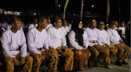 Bupati Kukar Edi Damansyah menghadiri pelantikan pengurus Sempekat Keroan Kutai Loa Kulu. (Foto: Ist)