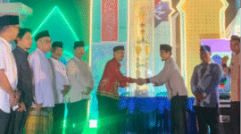 Sekretaris Daerah Kabupaten Kutai Kartanegara (Kukar) H. Sunggono membuka secara resmi Musabaqah Tilawatil Qur’an (MTQ) ke 9 tingkat Kecamatan Tenggarong Seberang. (Foto: Ist)