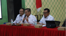 Asisten III bidang Administrasi Umum Sekretariat Daerah Kabupaten Kukar, Dafip Haryanto menghadiri kegiatan Rakor penegasan batas delineasi IKN di Kabupaten Kukar. (Foto: Ist)