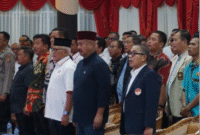 Bupati Kutai Kartanegara Edi Damansyah menghadiri pelantikan pengurus Komite Olahraga Nasional Indonesia (KONI) Kutai Kartanegara masa bakti 2023-2027. (Foto: Ist)