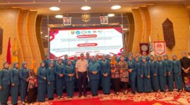 Foto Bersama usai Pelantikan Jajaran TP PKK, Dekranasda dan Bunda. (Foto : Ist)